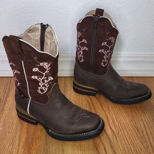 HP Horse Power Big Girl's Cowboy/Cowgirl Boots size 4 (20.5 cm)